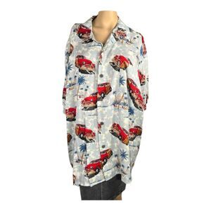Pineapple Connection Woody Wagon Aloha Shirt